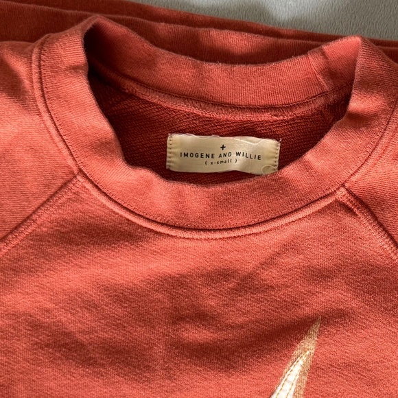 Imogene + Willie The Bolt Short Sleeve Sweatshirt Women's XS - Picture 6 of 8